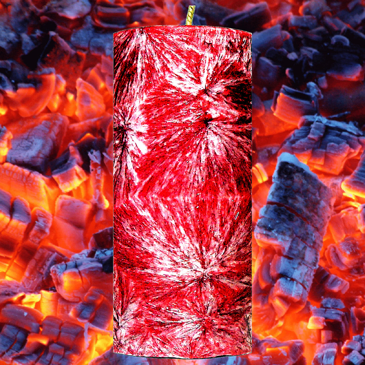 Amber & Myrrh Pillar Candle – Plant-Based, Eco-Friendly, Vegan, Cruelty Free