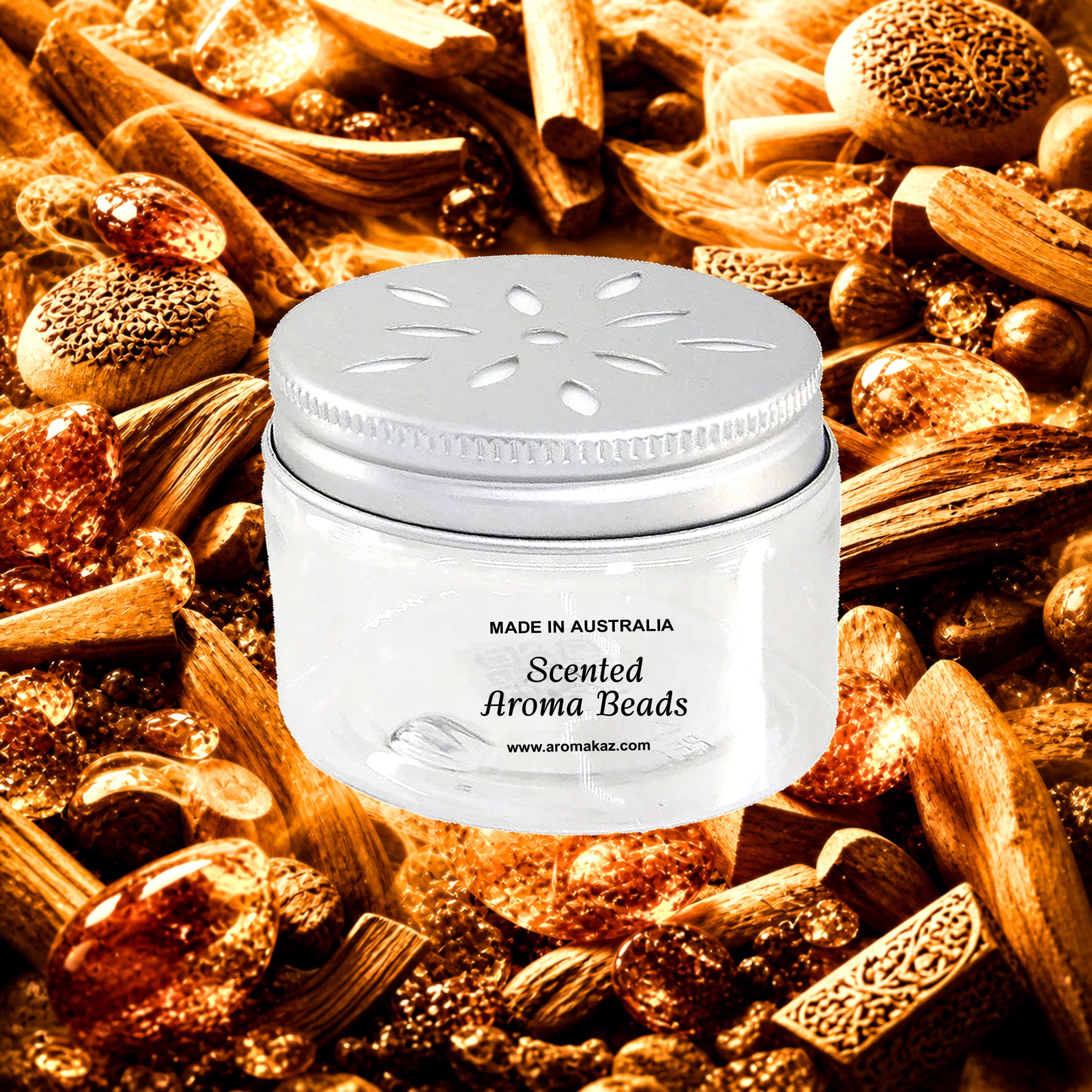 Amber & Sandalwood Aroma Beads