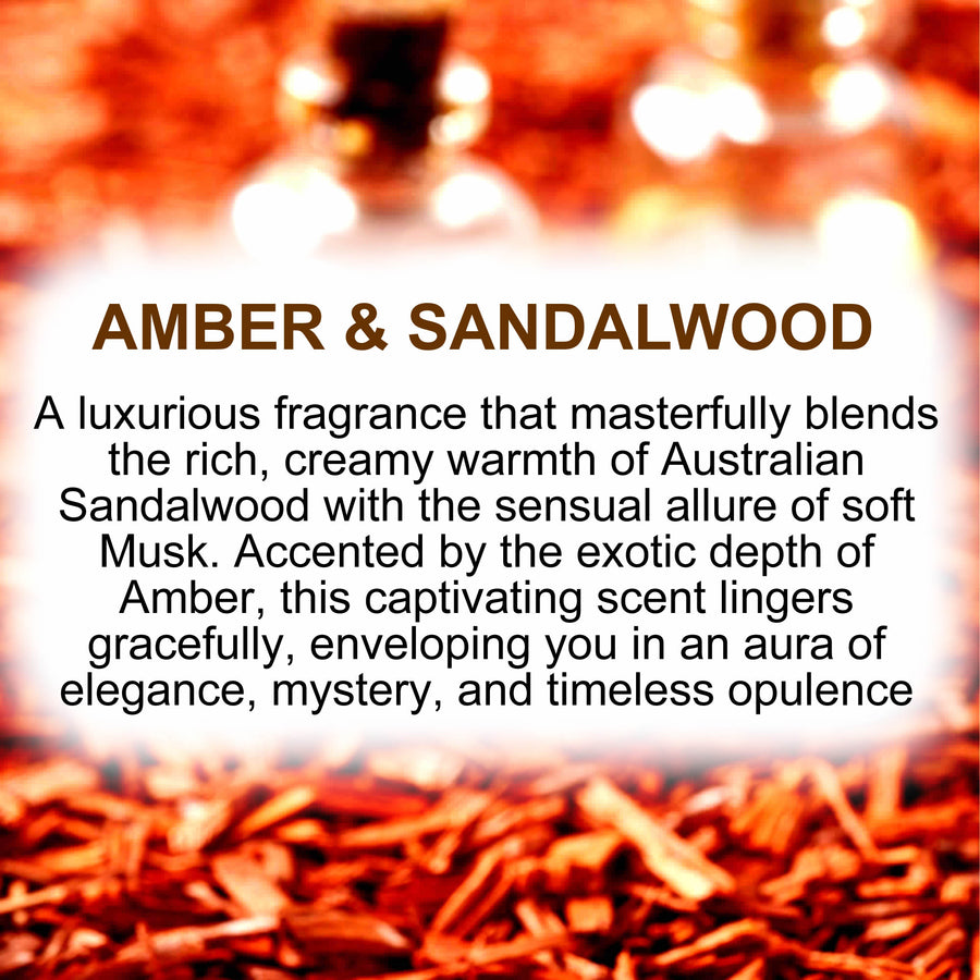 Amber & Sandalwood Body Wash/Shower Gel/Bubble Bath Plant Based Vegan Cruelty Free Luxury