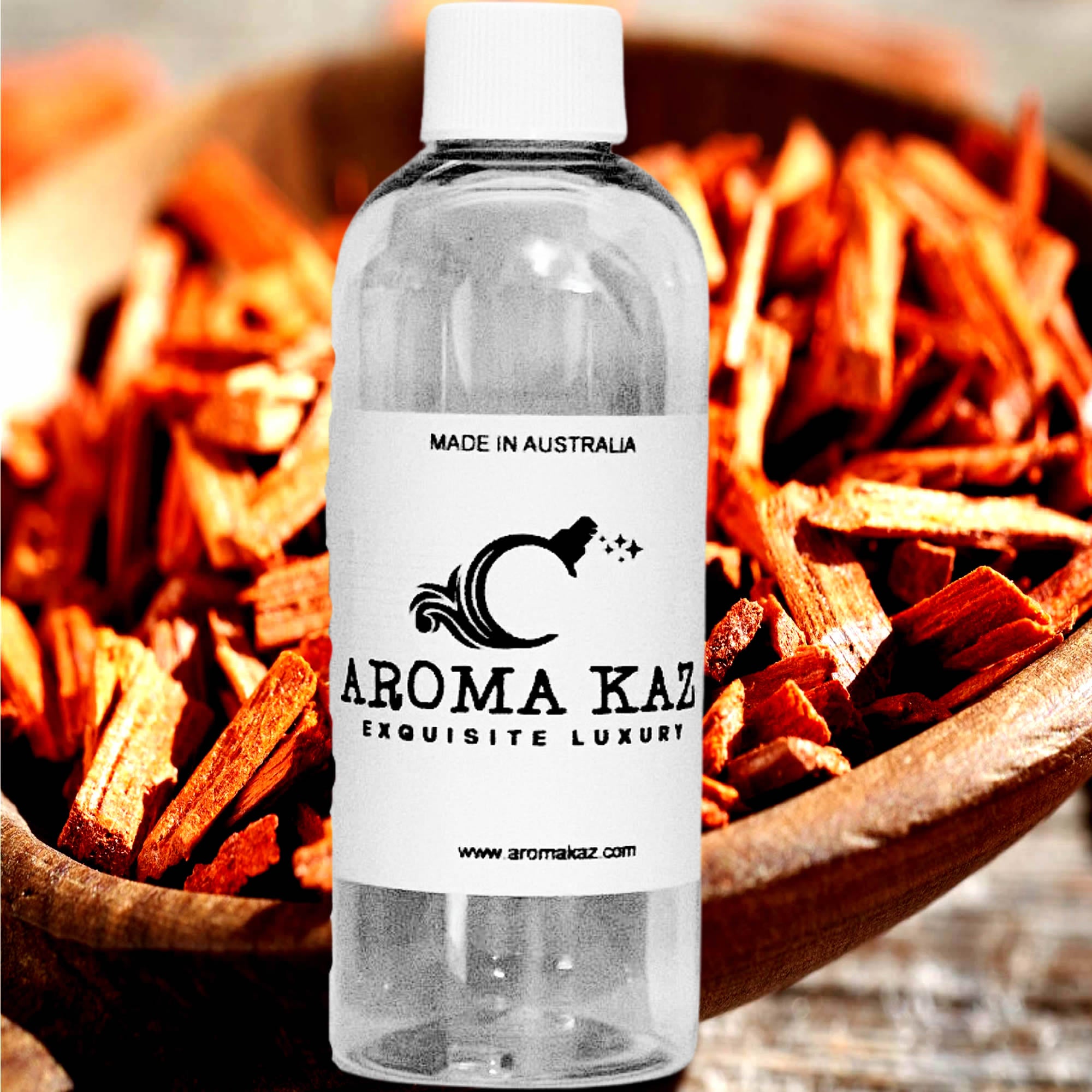 Amber & Sandalwood fragrance oil for candle making, soap making and perfume blending – vegan, cruelty-free featuring rich amber and smooth sandalwood, handmade in Australia.