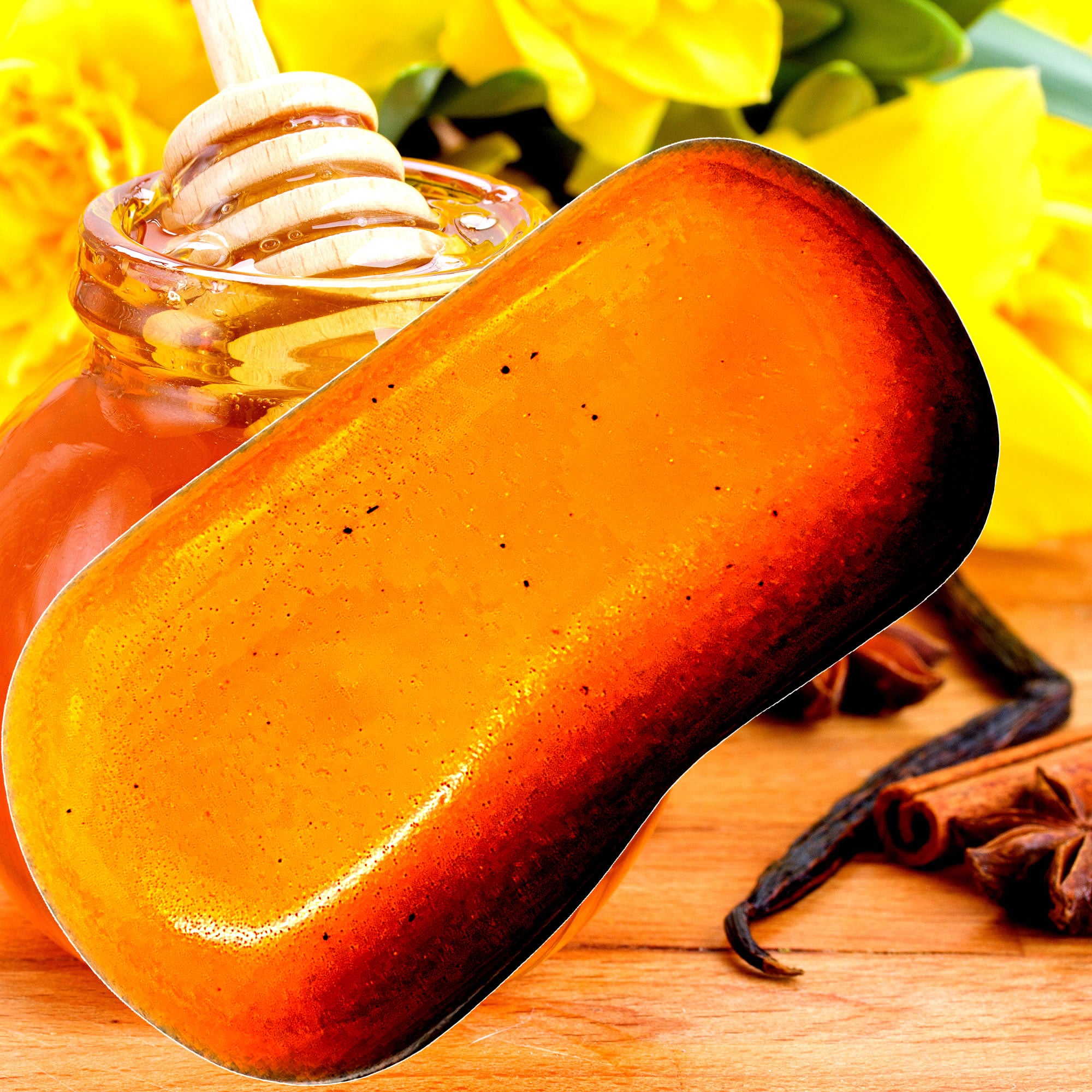 Amber Wattle & Wild Honey Vegan Soap Bars Plant-Based Cruelty-Free Handcrafted