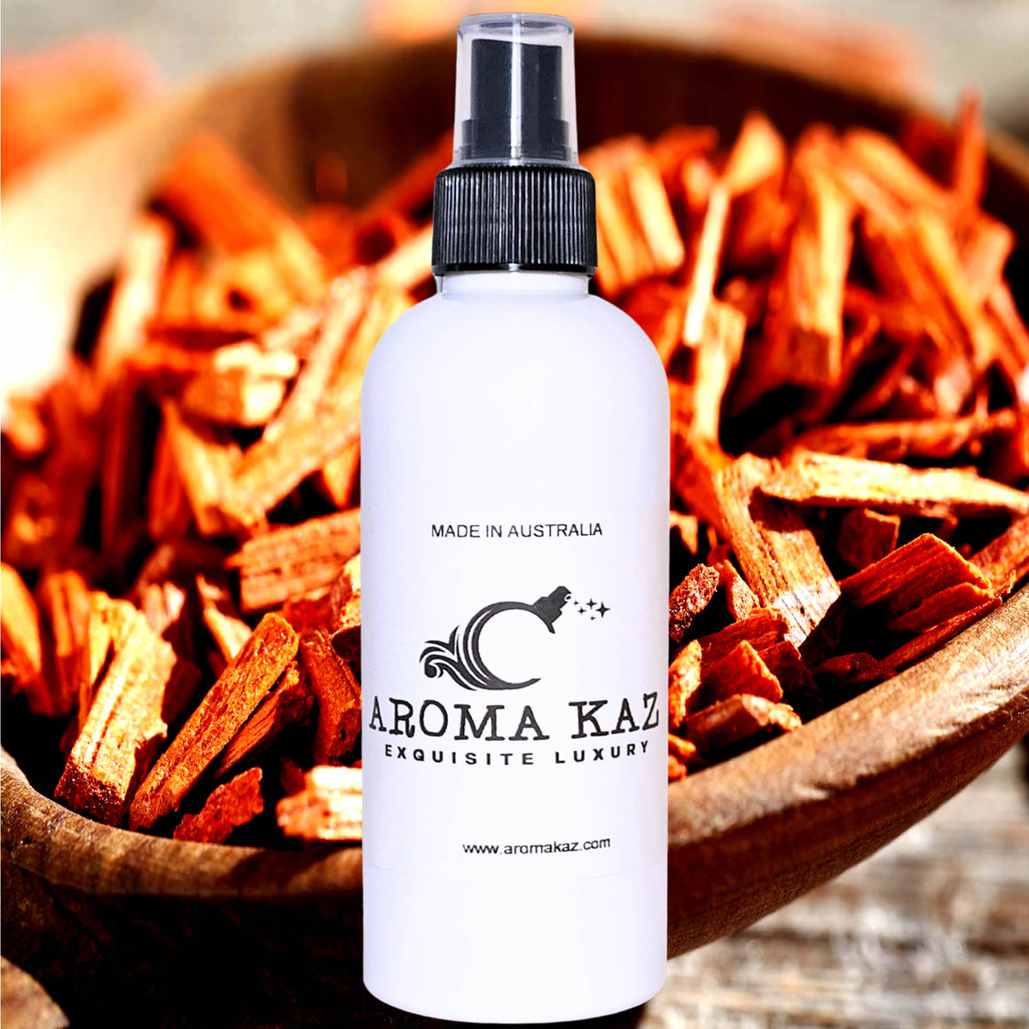 Amber & Sandalwood Car Air Freshener Spray Vegan Plant-Based Cruelty-Free Pet Safe