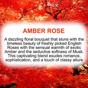Amber Rose Body Spray Mist – Vegan, Cruelty-Free, Alcohol-Free Floral Perfume