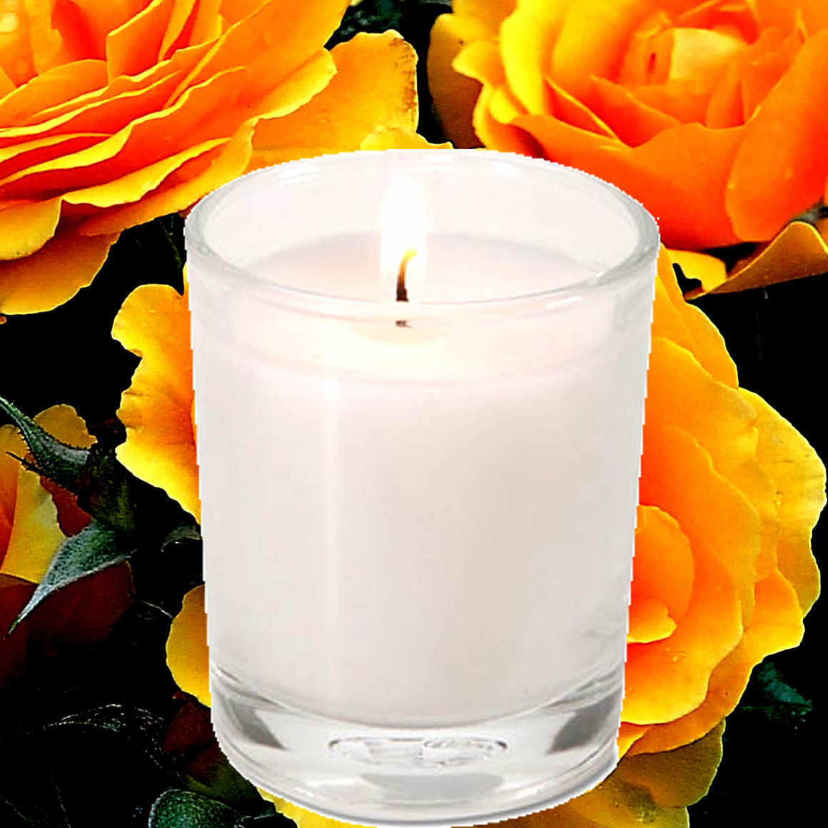 Amber Rose Eco Soy Votive Candles – Clean Burn, Plant-Based, Vegan & Pet Safe