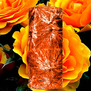 Amber Rose Palm Wax Pillar Candle