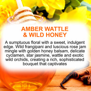 Amber Wattle & Wild Honey Body Spray Mist - Vegan, Cruelty-Free, Alcohol-Free