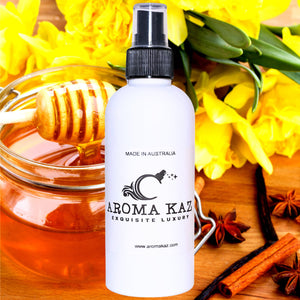Amber Wattle & Wild Honey Car Air Freshener Spray Vegan Plant-Based Cruelty-Free Pet Safe