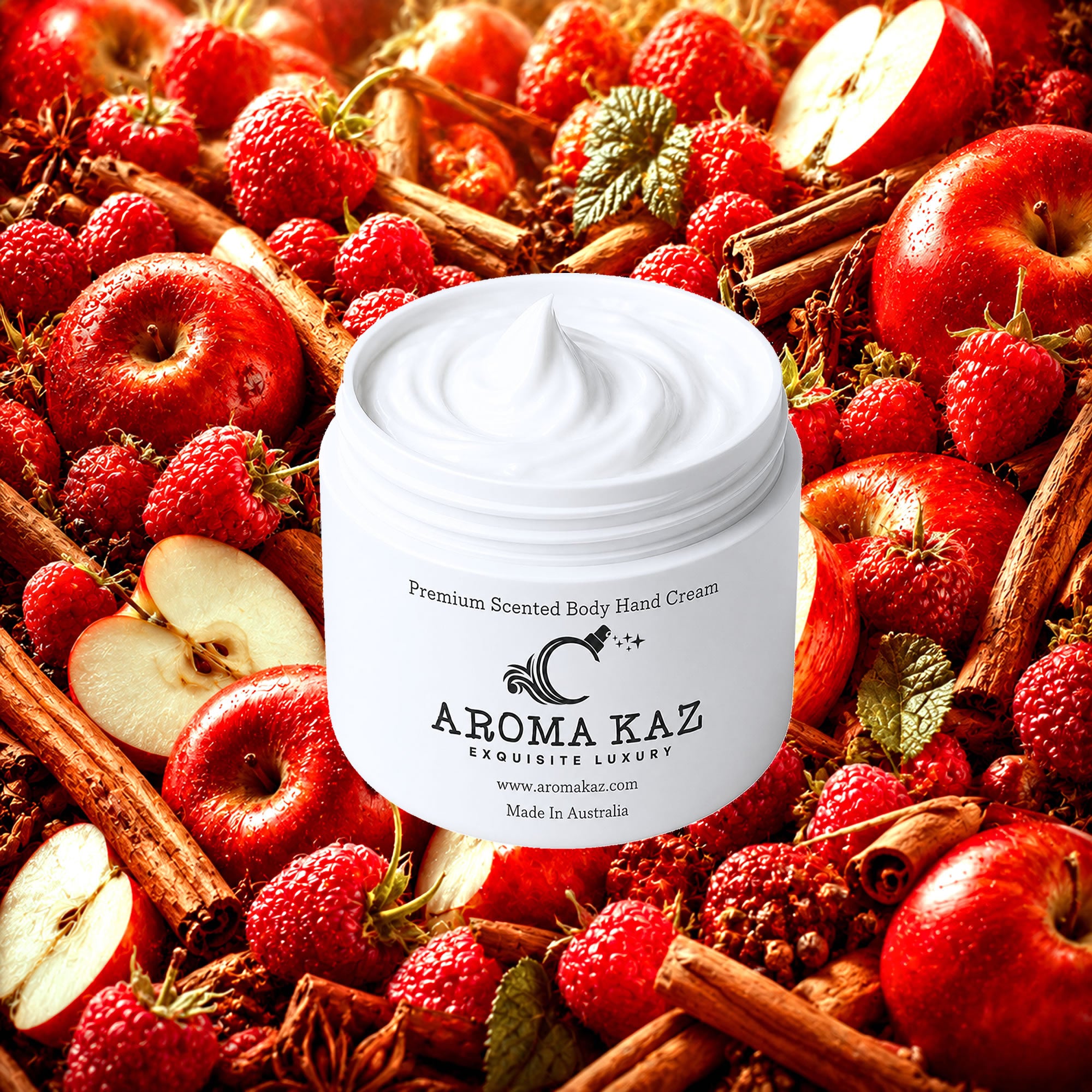 Apple Cinnamon Raspberry Body & Hand Cream