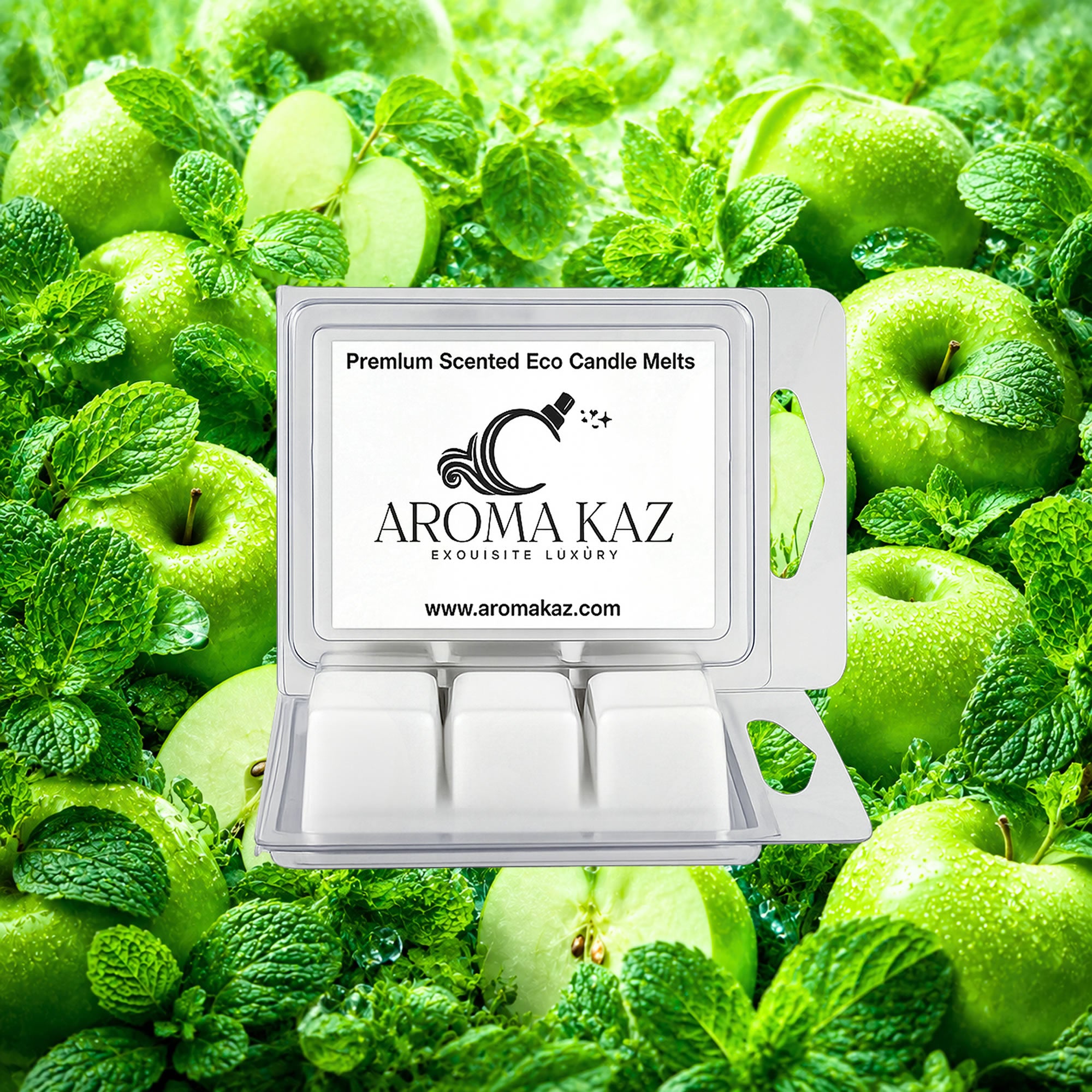 Apple Mint Soy Wax Melts Clam Pack