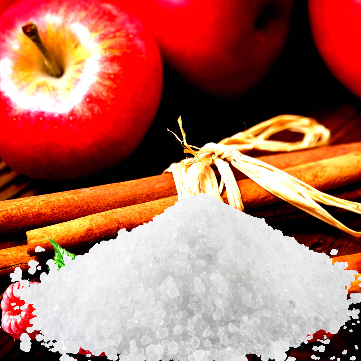 Apple Cinnamon Raspberry Bath Salts/Bath Soak/Bath Crystals