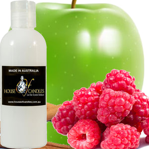 Apple Cinnamon Raspberry Scented Body Wash Shower Gel Bubble Bath