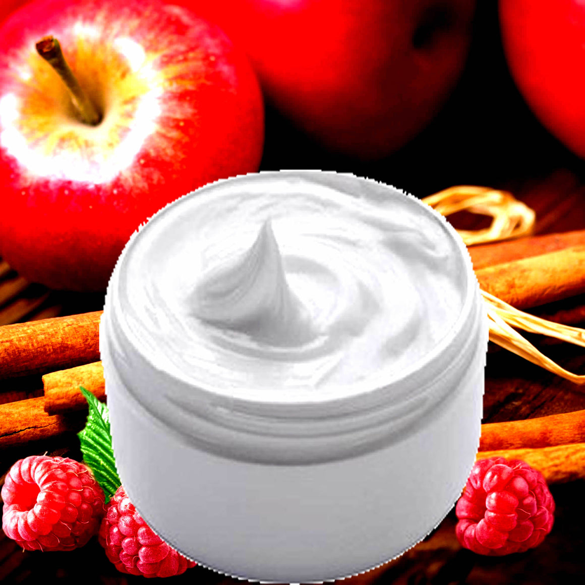 Apple Cinnamon Raspberry Body & Hand Cream Vegan Cruelty-Free Moisturiser