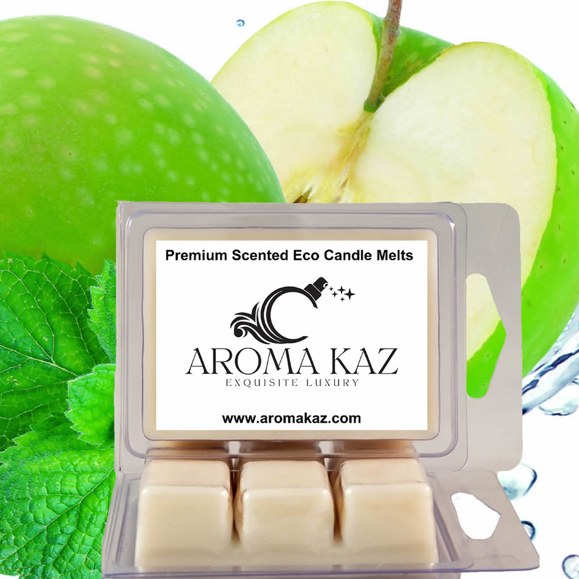 Apple Mint Soy Wax Melts – Hand-Poured, Plant-Based & Vegan