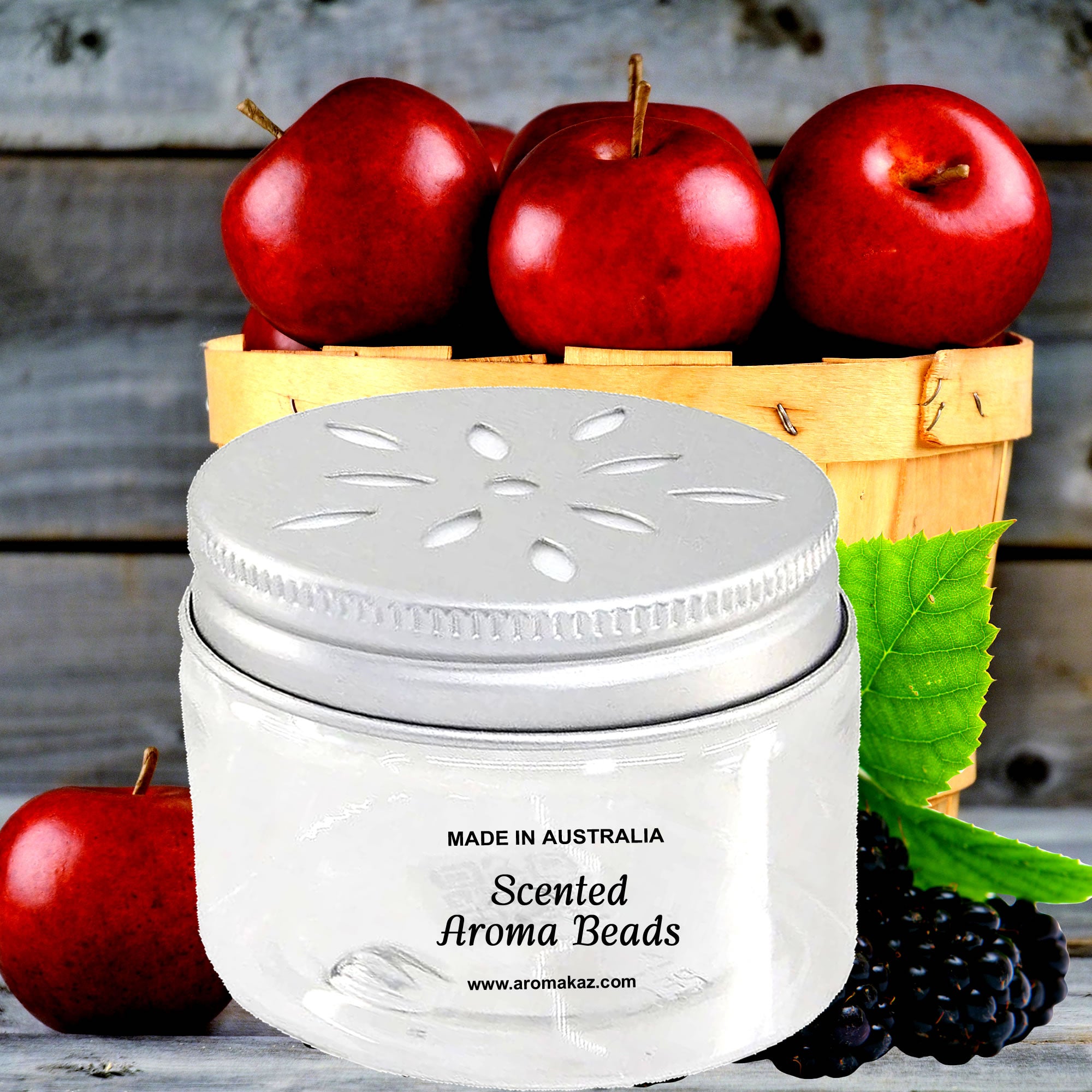 Apples & Blackberries Air Freshener Aroma Beads - Room, Car, Pantry, Pet Areas, Linen