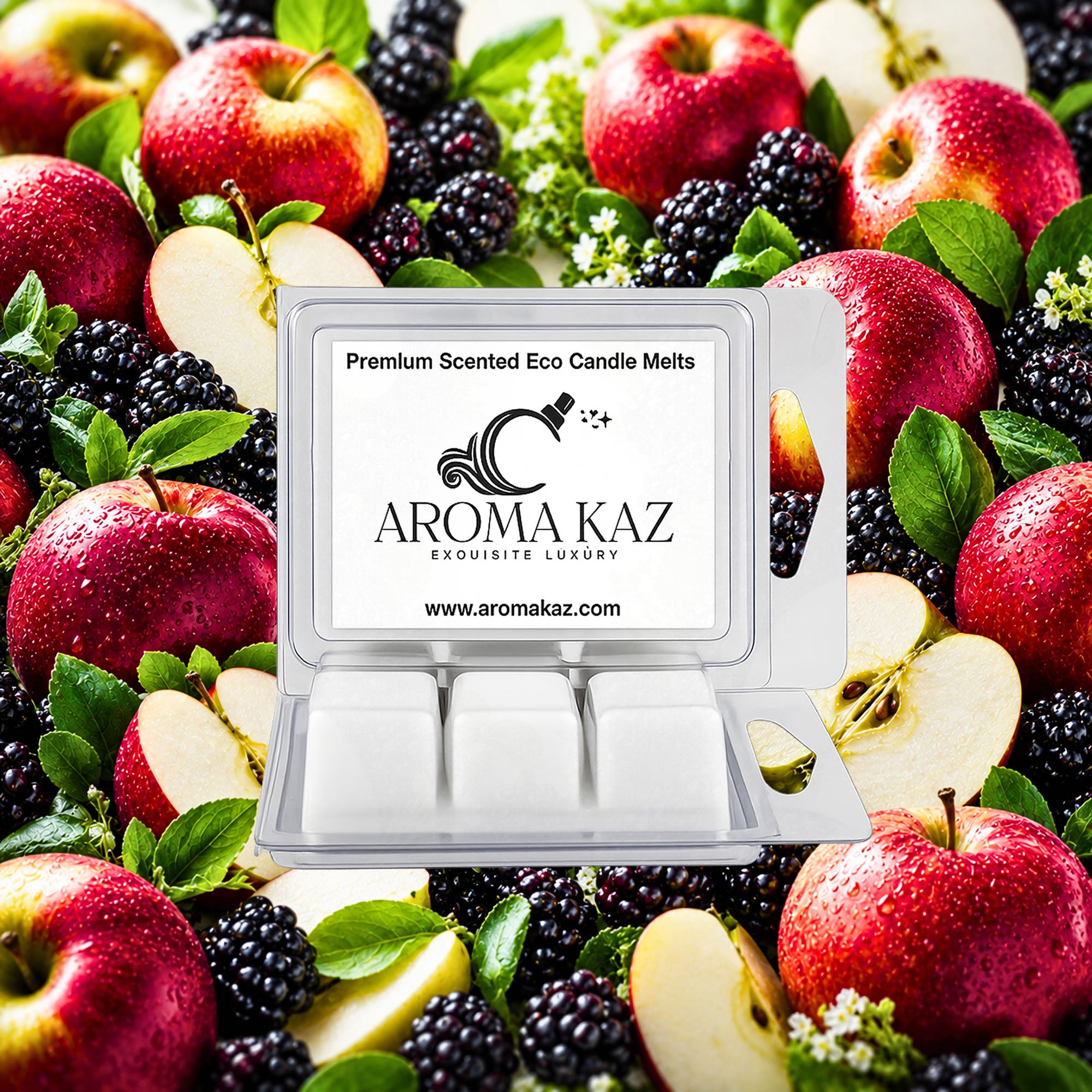 Apples & Blackberries Soy Wax Melts Clam Pack