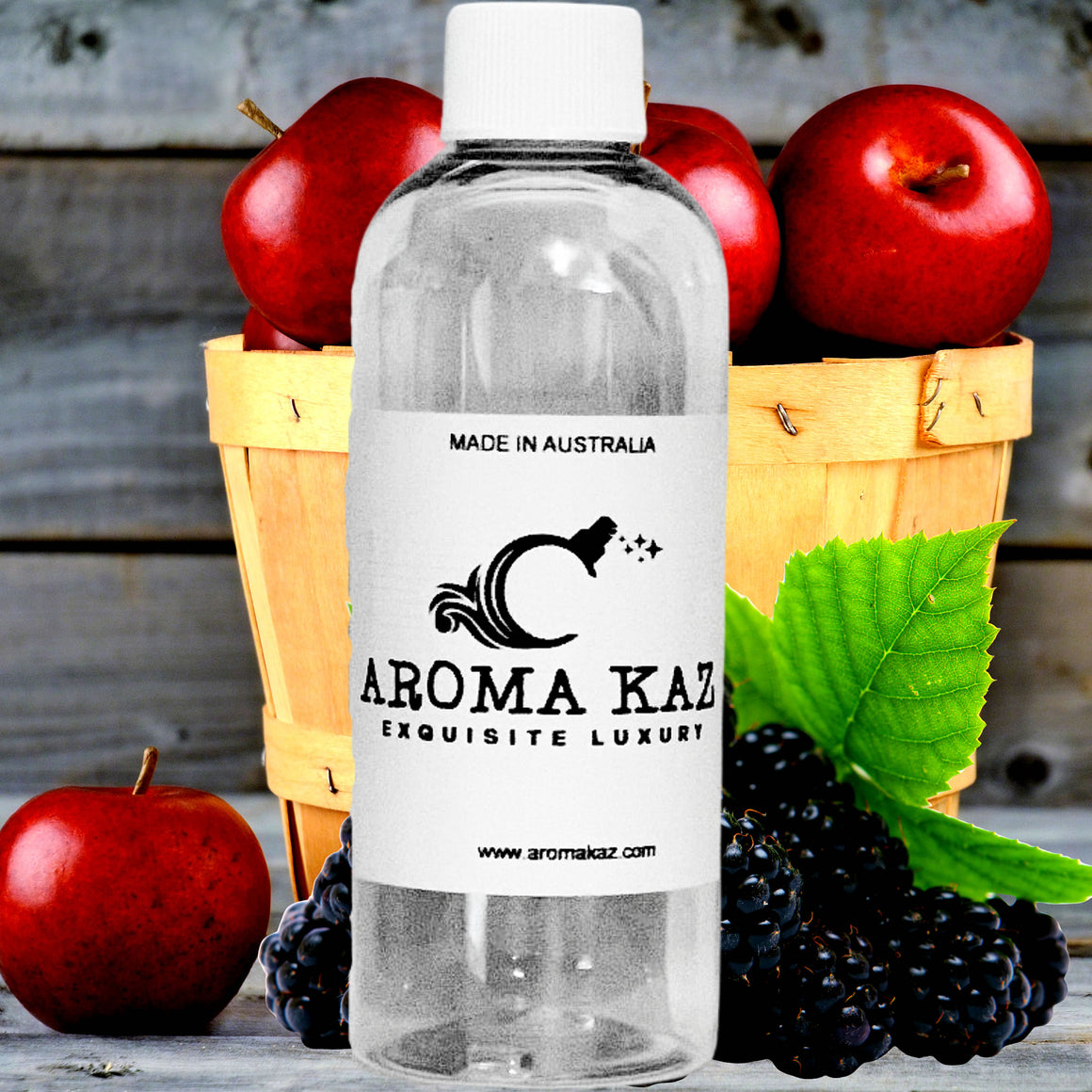 Apples & Blackberries fragrance oil for candle making, soap making and perfume blending – vegan, cruelty-free featuring juicy mixed berry apple fragrance, handmade in Australia.