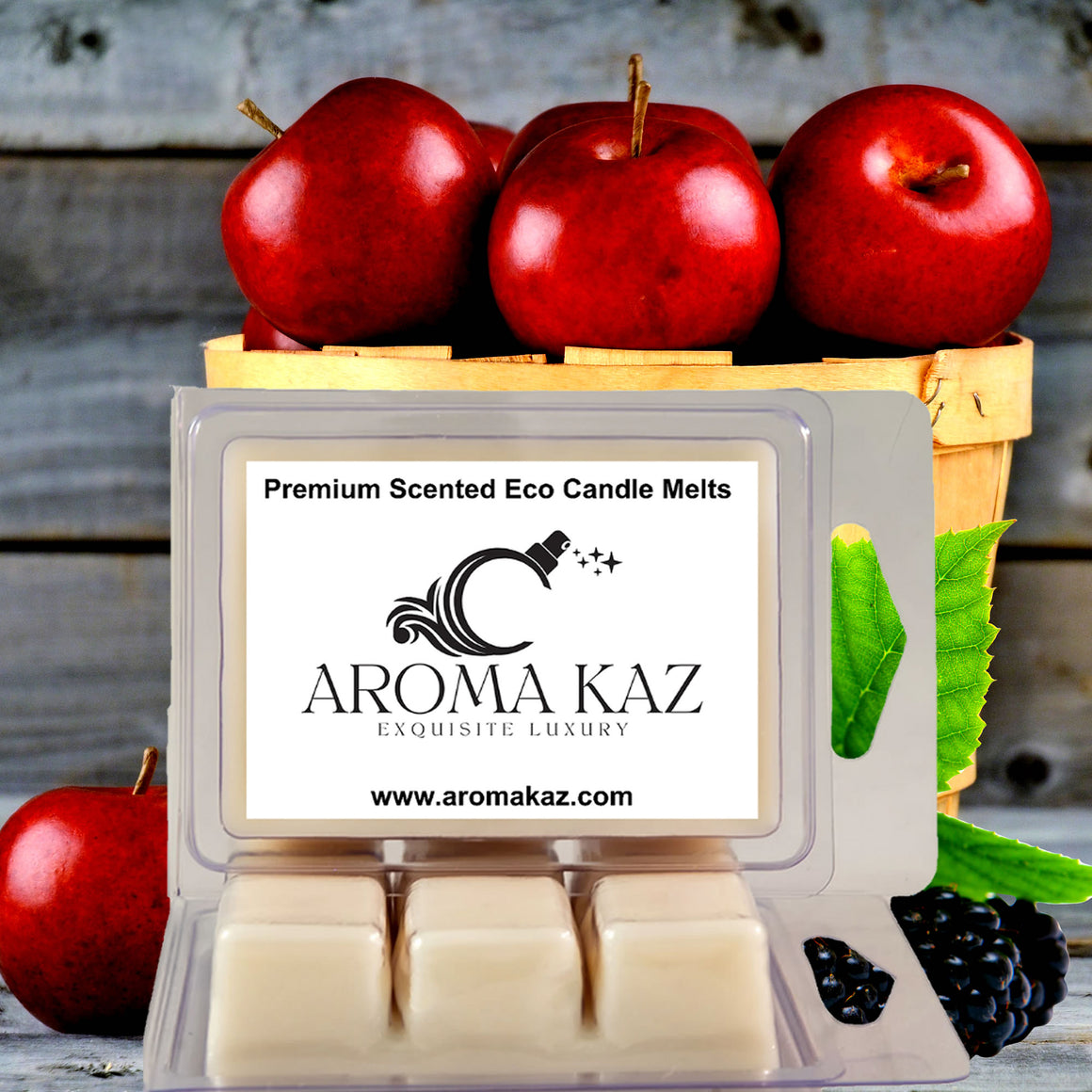 Apples & Blackberries Soy Wax Melts – Hand-Poured, Plant-Based & Vegan