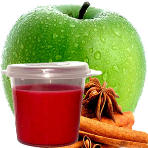 Apple Spice Cinnamon Eco Soy Shot Pot Candle Wax Melts
