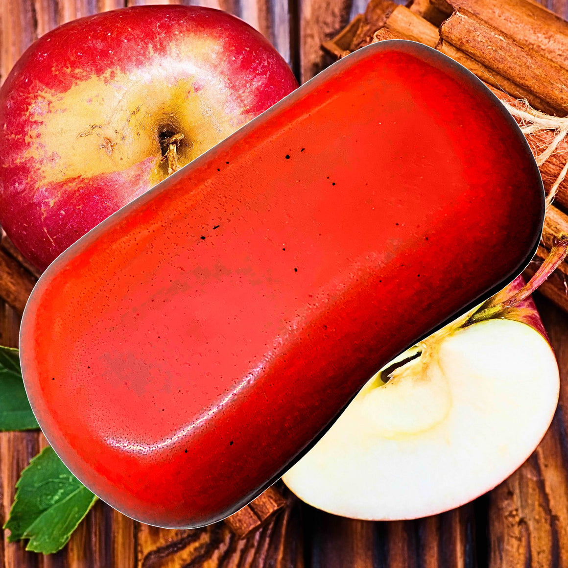 Apple Spice & Cinnamon Vegan Soap Bars Plant-Based Cruelty-Free Handcrafted