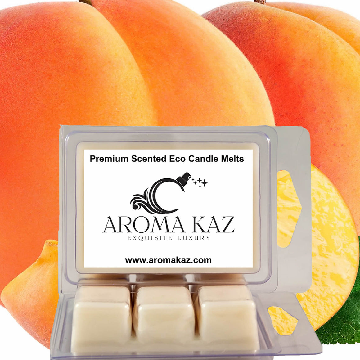 Apricot Peaches Soy Wax Melts – Hand-Poured, Plant-Based & Vegan