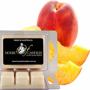 Apricot Peaches Eco Soy Candle Wax Melts Clam Packs