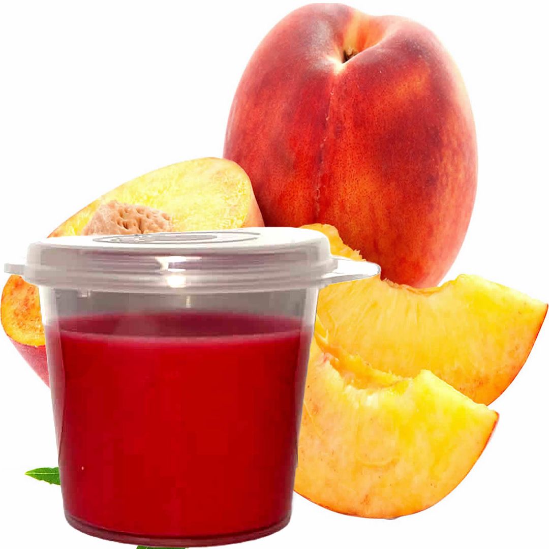 Apricot Peaches Eco Soy Shot Pot Candle Wax Melts