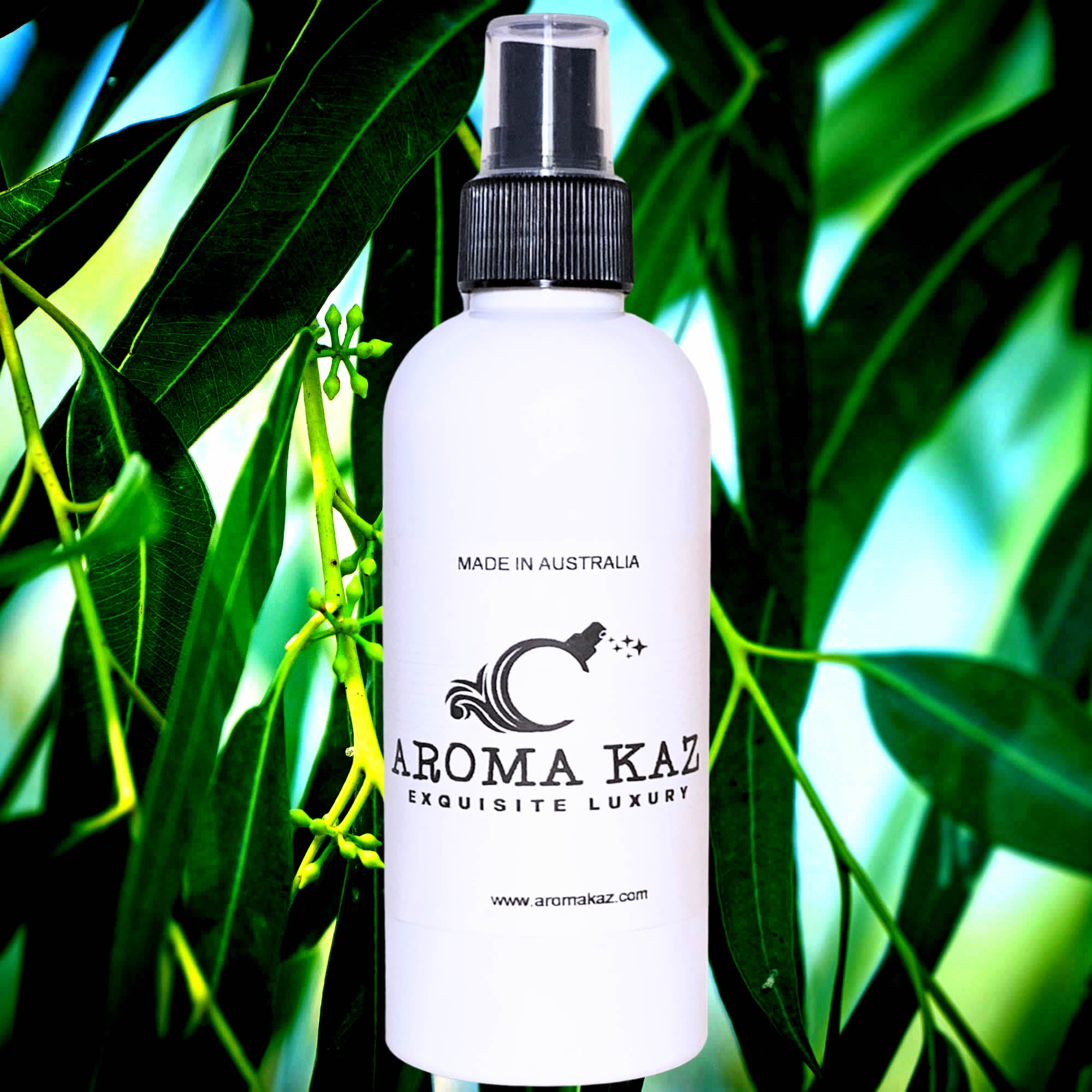 Australian Eucalyptus Body Spray Mist – vegan, cruelty-free body spray featuring refreshing eucalyptus aroma, handmade in Australia.