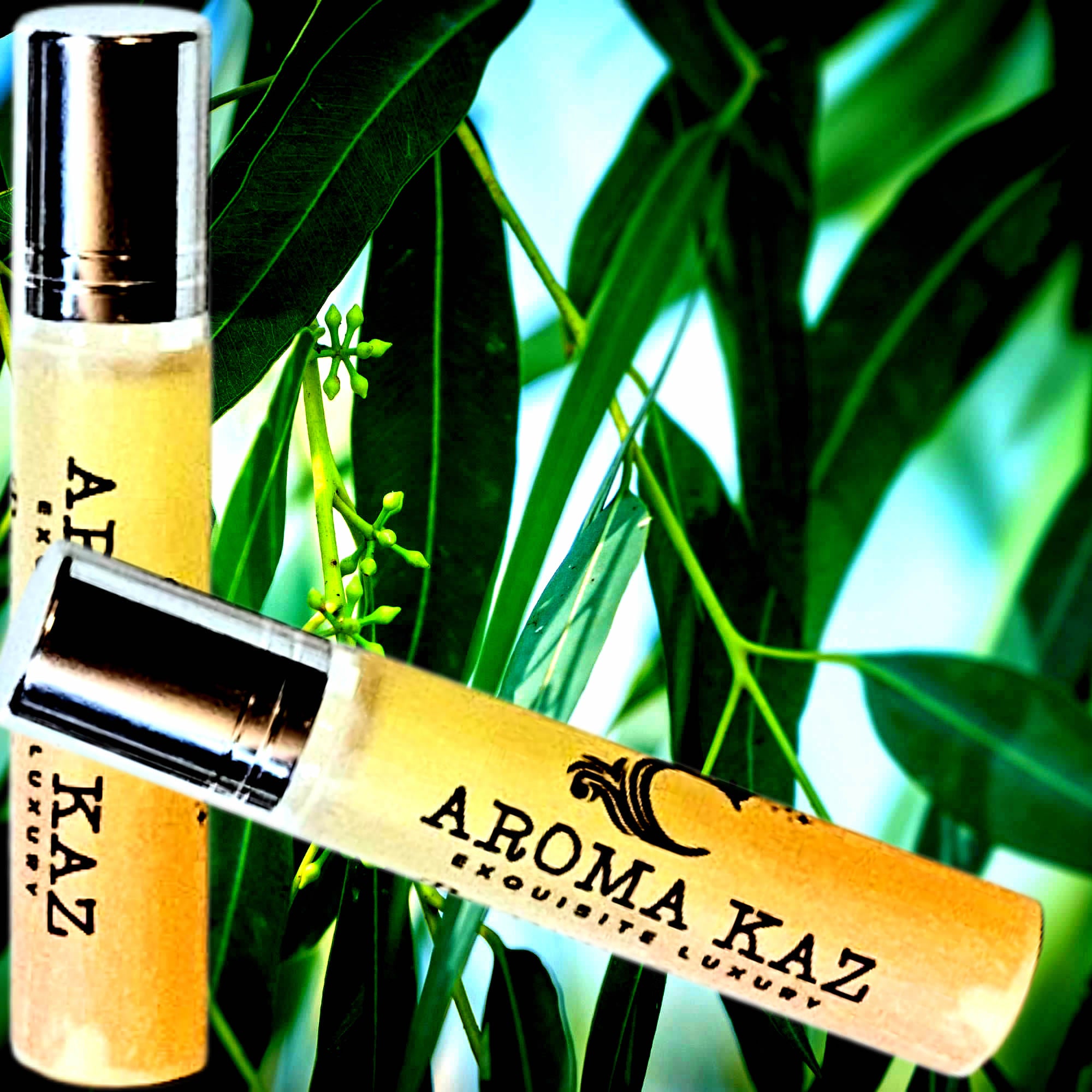 Australian Eucalyptus Fragrance Roll On – vegan, cruelty-free perfume roll on featuring refreshing eucalyptus aroma, handmade in Australia.