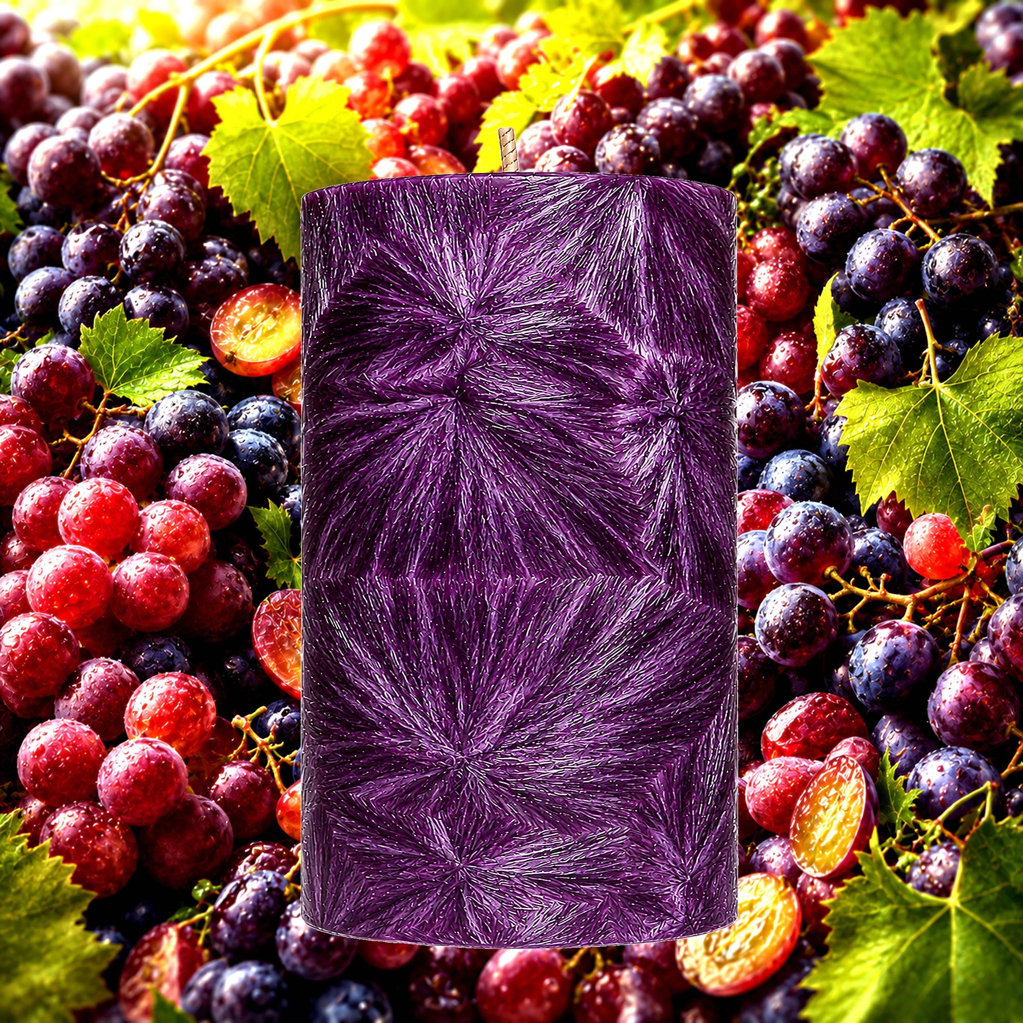 Australian Grape Pillar Candle