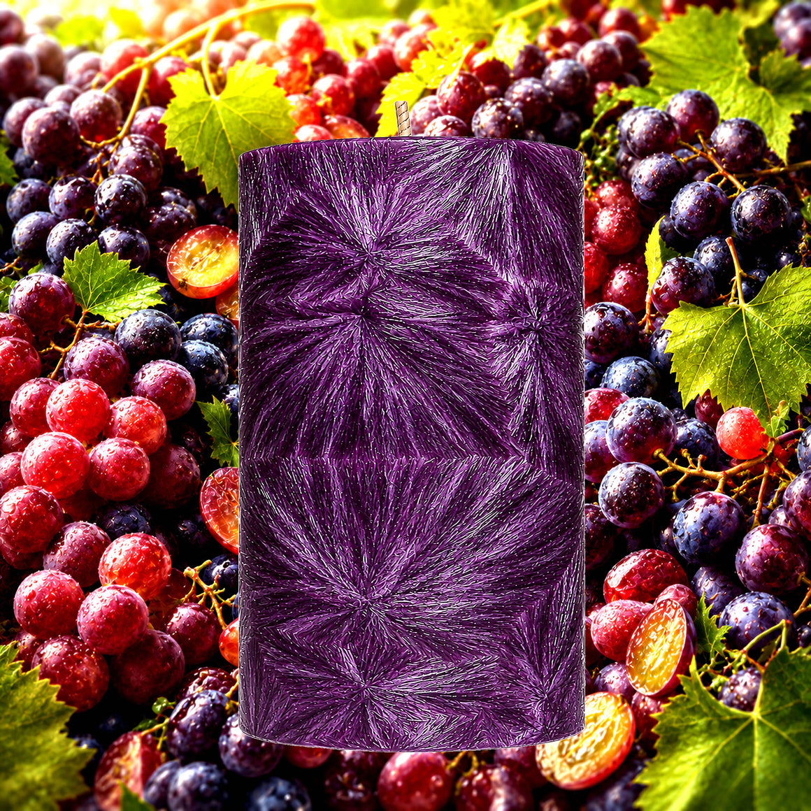 Australian Grape Pillar Candle