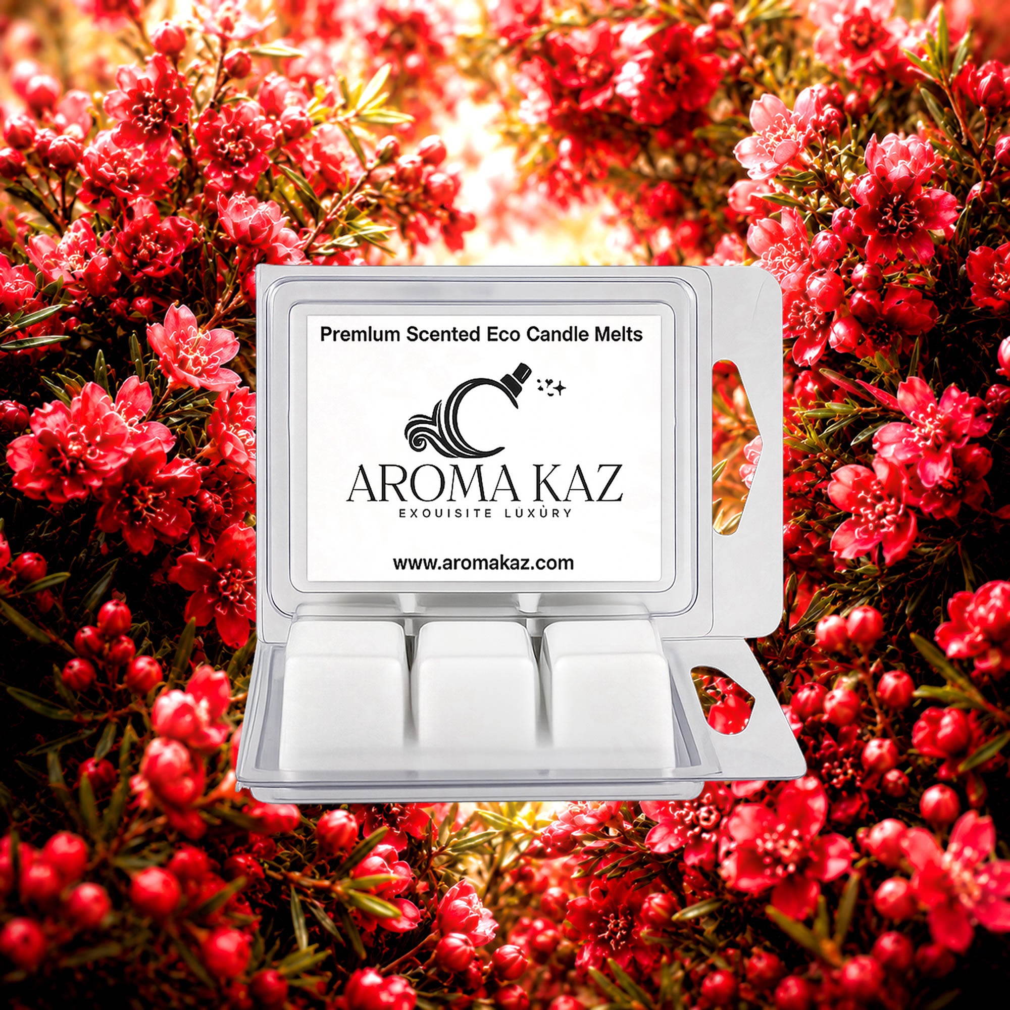 Australian Red Boronia Soy Wax Melts Clam Pack