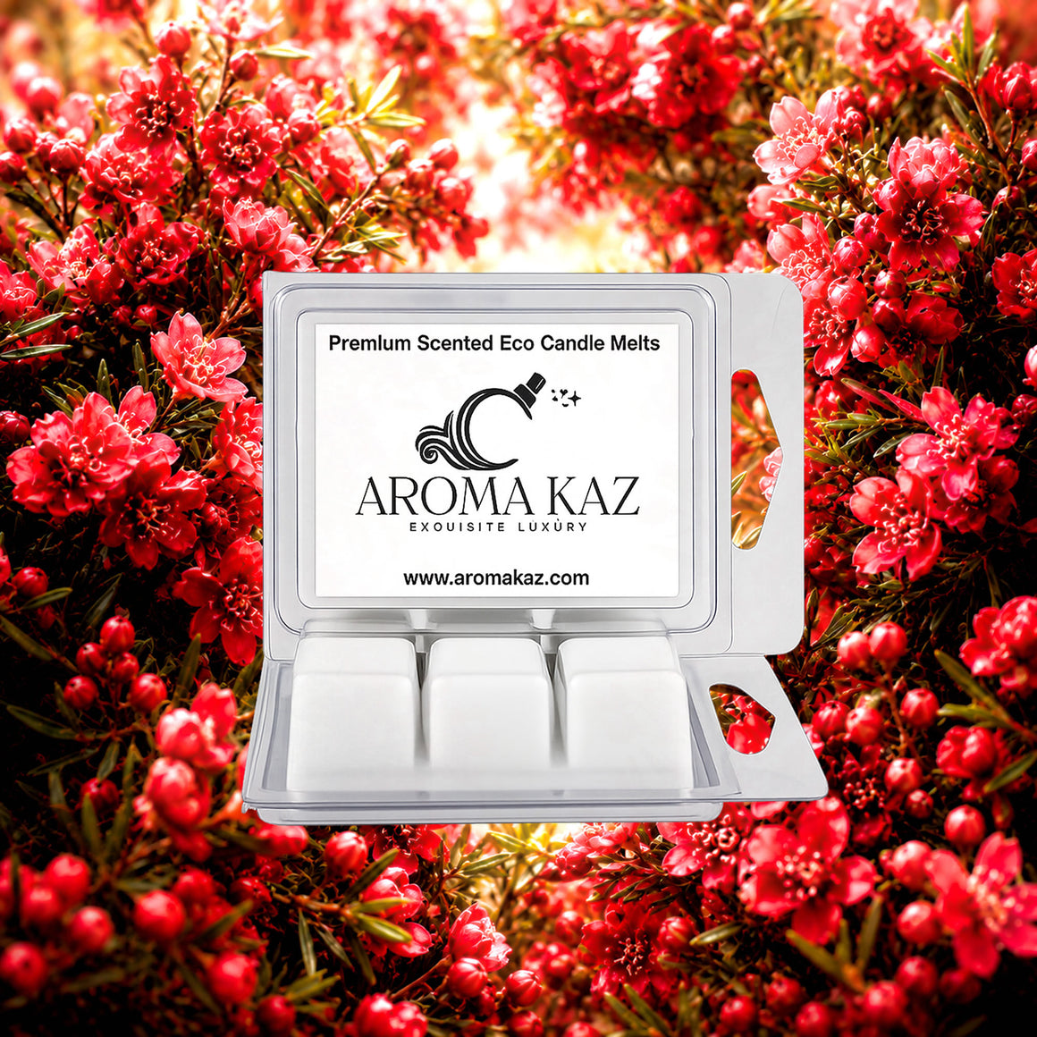 Australian Red Boronia Soy Wax Melts Clam Pack