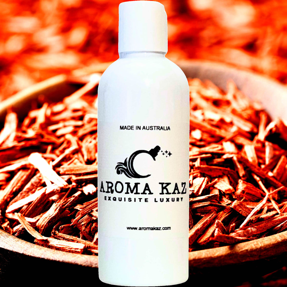 Australian Sandalwood Body Massage Oil – vegan, cruelty-free warm woody sandalwood aroma, handmade in Australia.