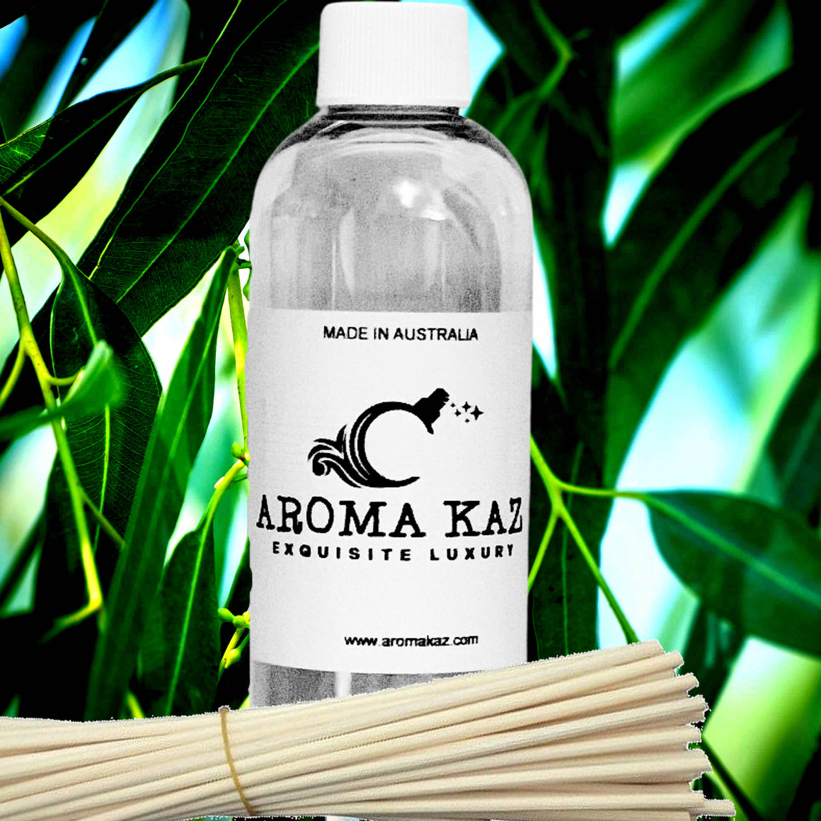 Australian Eucalyptus Diffuser Fragrance Oil with Reeds – Vegan Cruelty-Free Home Aroma