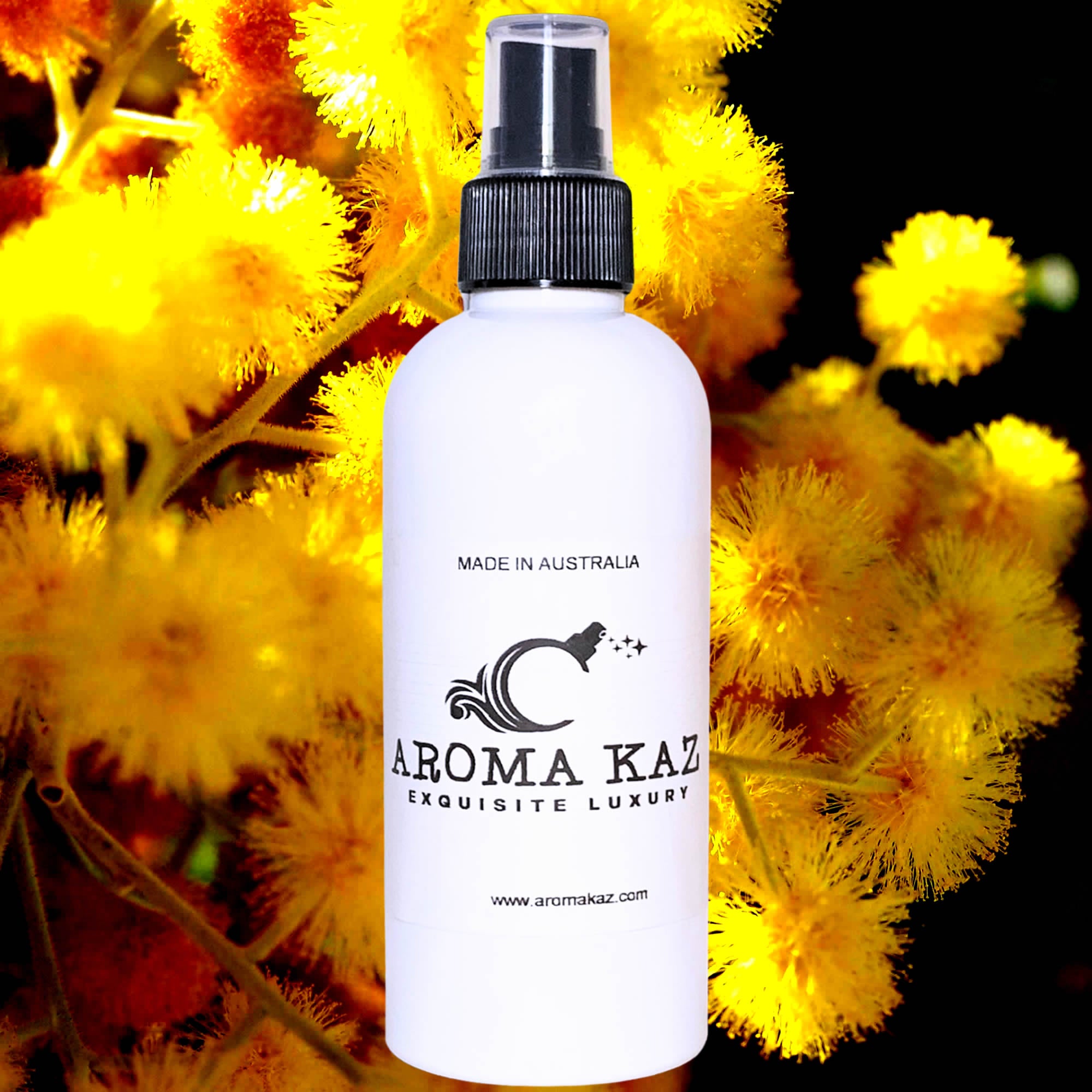 Australian Golden Wattle Car Air Freshener Spray – Plant-Based, Vegan, Cruelty-Free & Pet Safe