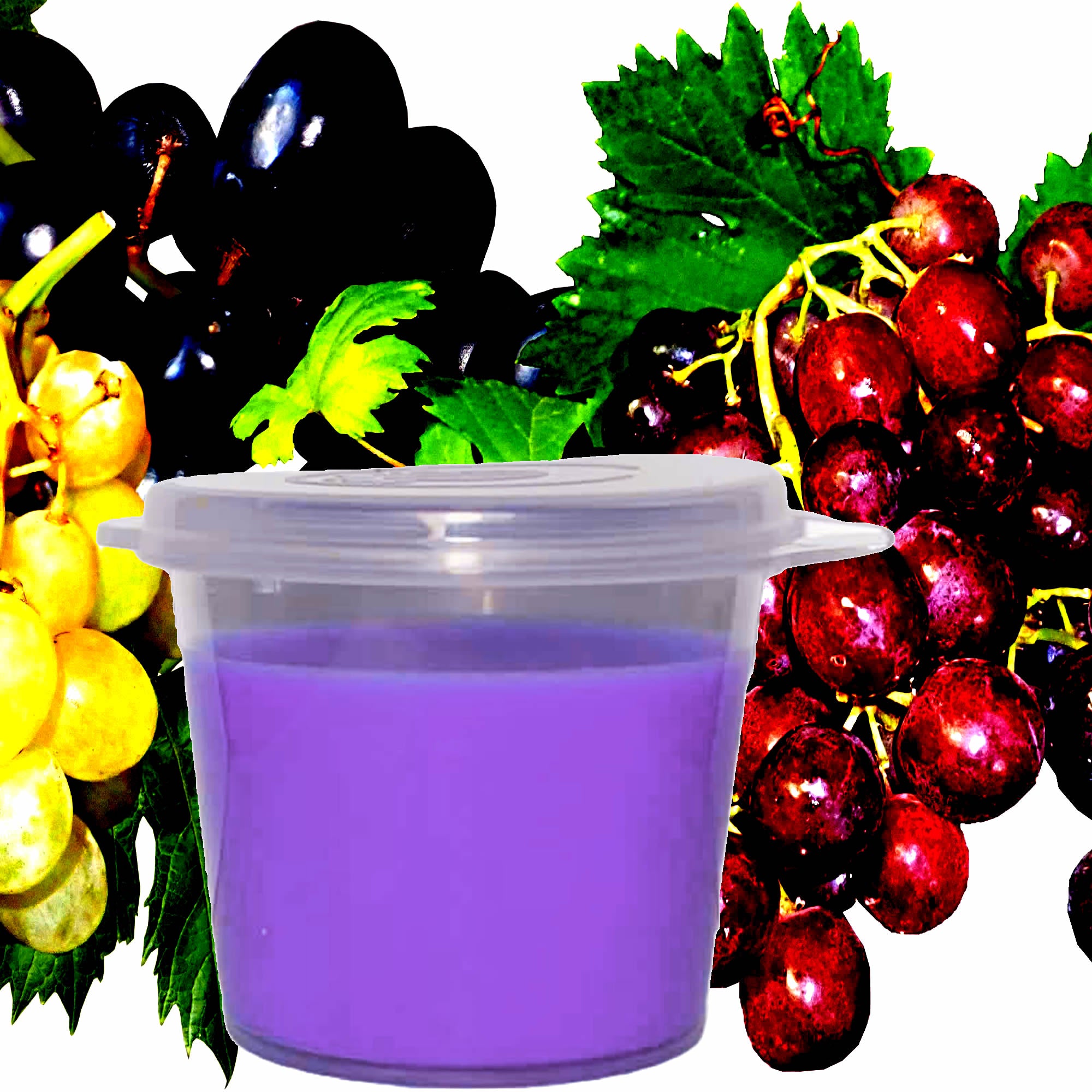 Australian Grape Soy Candle Melt Shot Pots – Plant-Based, Vegan, Cruelty-Free, Hand-Poured