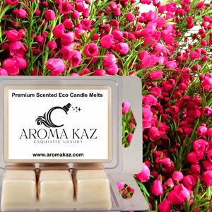 Australian Red Boronia Eco Soy Candle Wax Melts Clam Packs