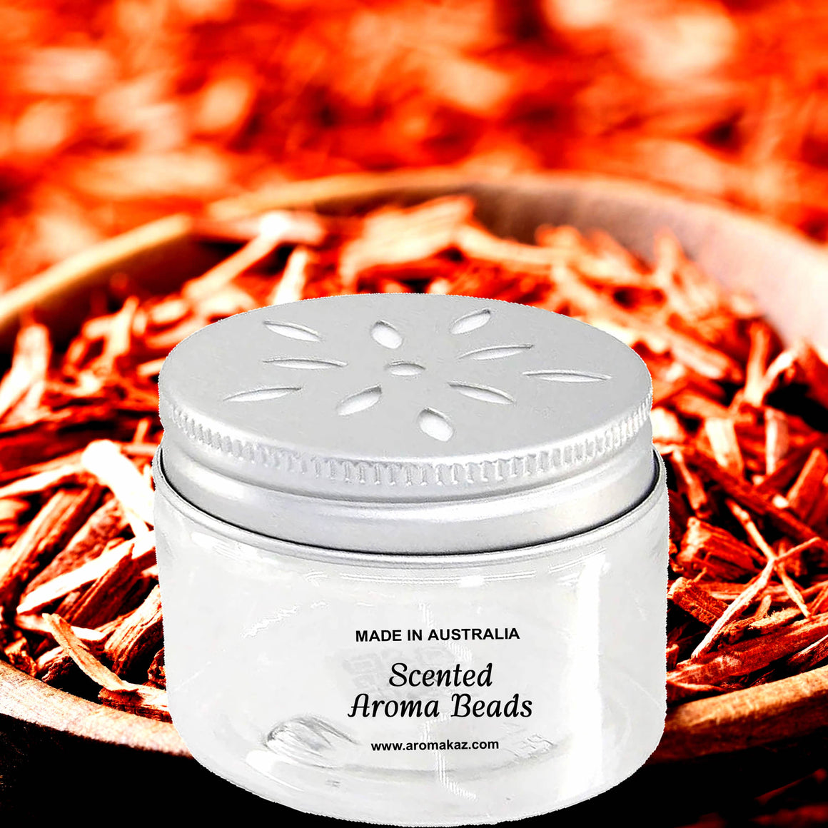 Australian Sandalwood Air Freshener Aroma Beads - Room, Car, Pantry, Pet Areas, Linen