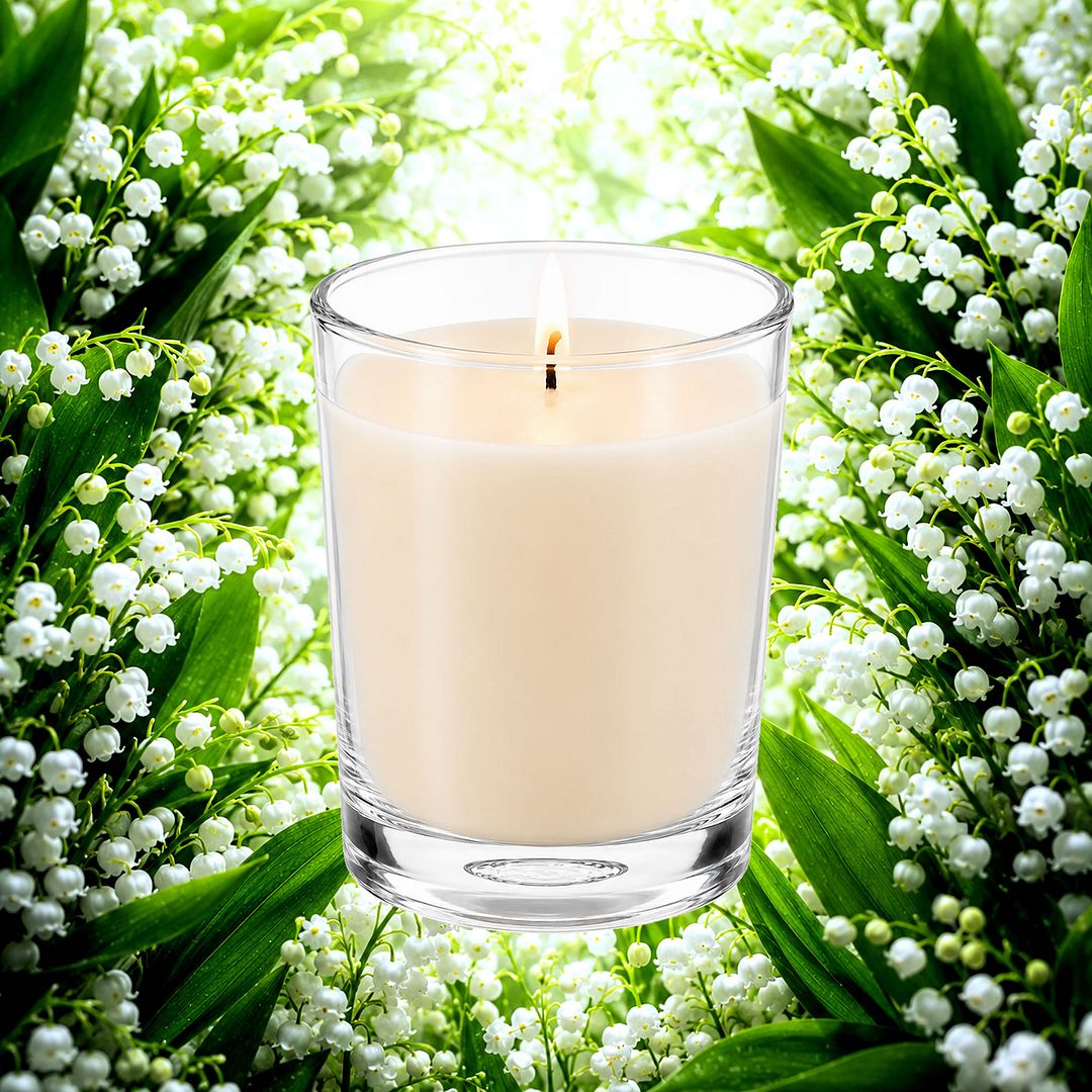 Lily Of The Valley Scented Votive Candles eco soy plant based – vegan, cruelty-free featuring delicate spring lily florals, handmade in Australia.