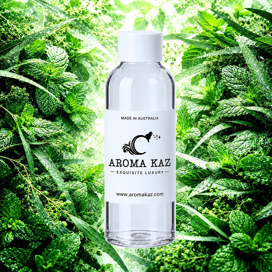 Eucalyptus & Peppermint fragrance oil for candle making, soap making and perfume blending – vegan, cruelty-free featuring cooling peppermint and crisp eucalyptus, handmade in Australia.