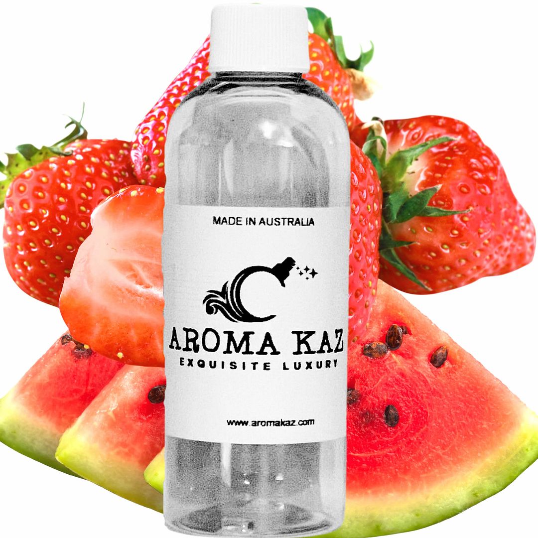 Strawberry Watermelon Vegan candle and soap making fragrance oil, cruelty-free and made in Australia. Ideal for DIY crafts, candles, soaps, bath body and home fragrance projects.