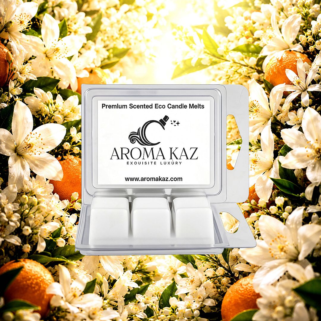 Neroli Orange Blossoms eco soy wax melts – vegan, cruelty-free featuring exotic neroli and sweet orange blossom florals, handmade in Australia.