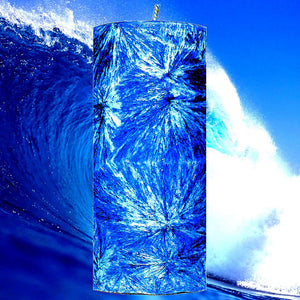 Cool Water Passion Palm Wax Pillar Candle