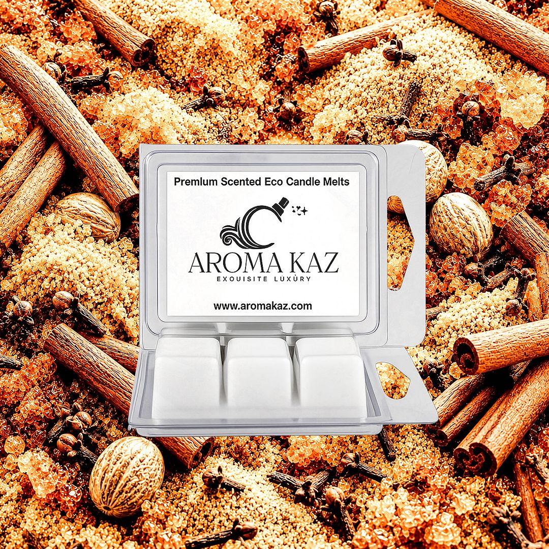 Brown Sugar Cinnamon Spice eco soy wax melts – vegan, cruelty-free featuring warm cinnamon and brown sugar blend, handmade in Australia.