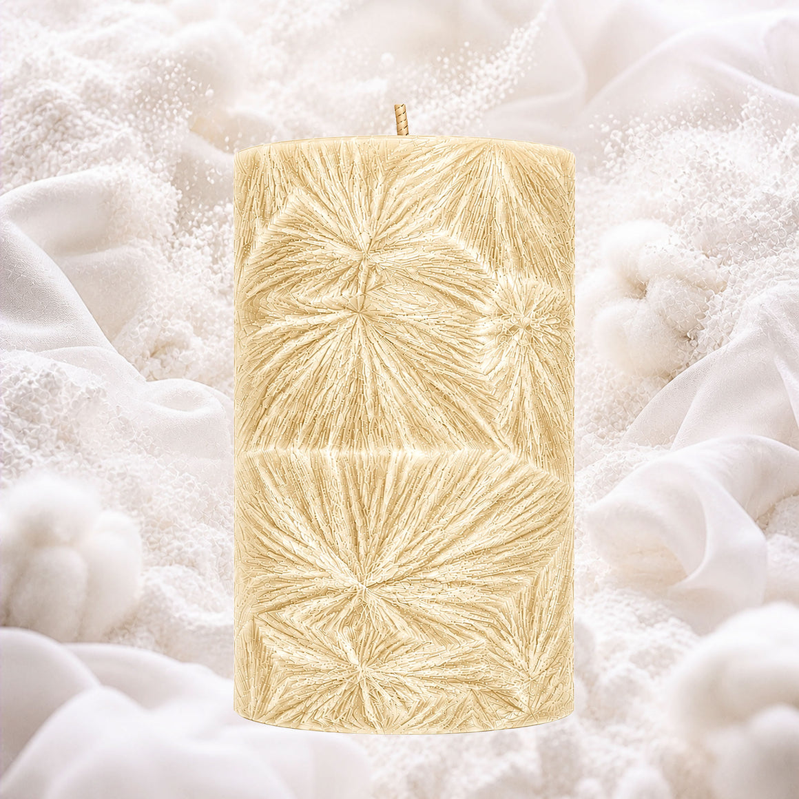 Baby Talc Powder Pillar Candle
