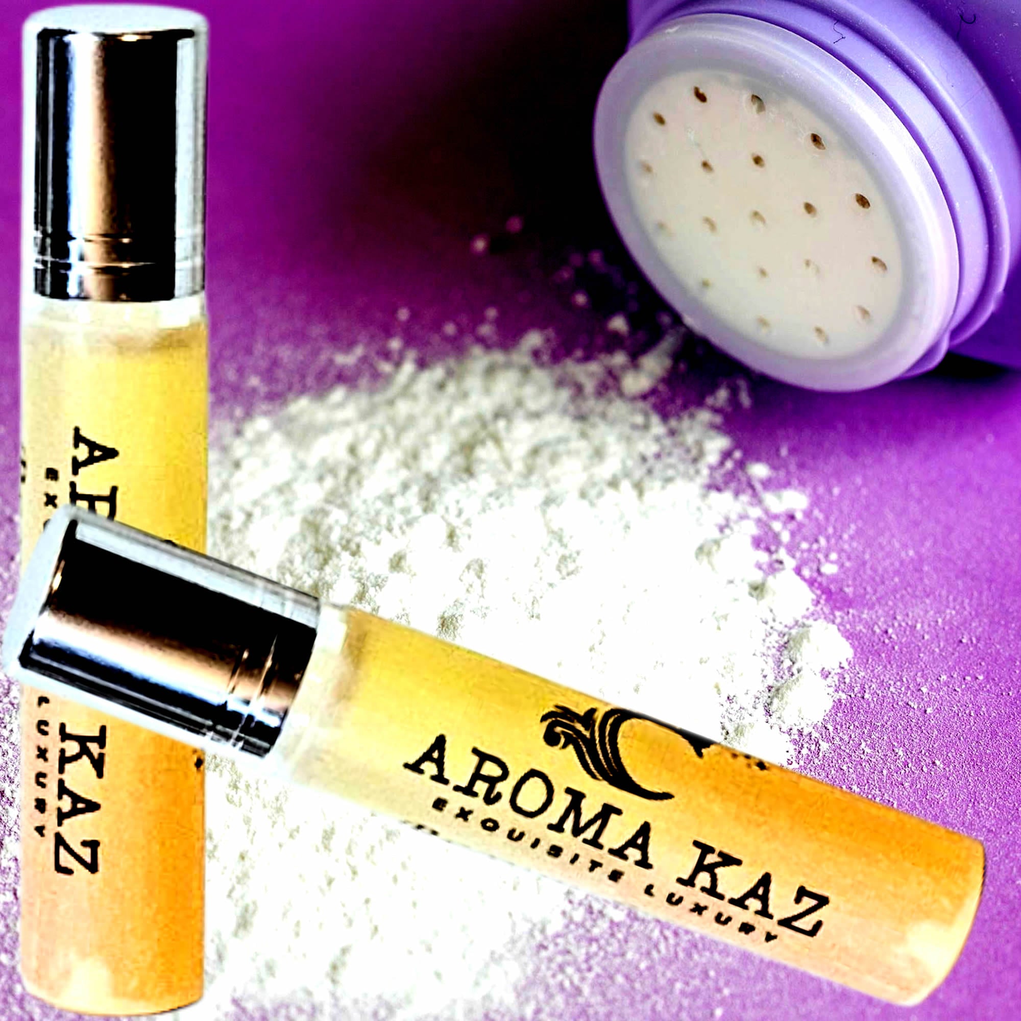 Baby Talc Powder Fragrance Roll On – vegan, cruelty-free perfume roll on featuring soft clean powdery aroma, handmade in Australia.