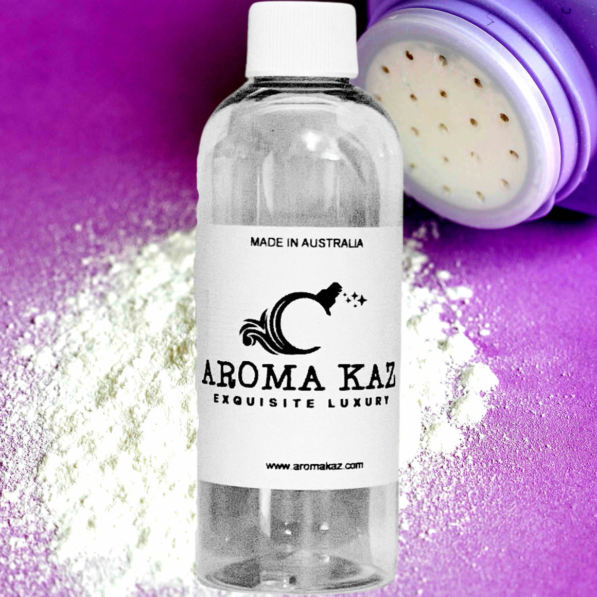 Baby Talc Powder fragrance oil for candle making, soap making and perfume blending – vegan, cruelty-free featuring soft clean powdery aroma, handmade in Australia.