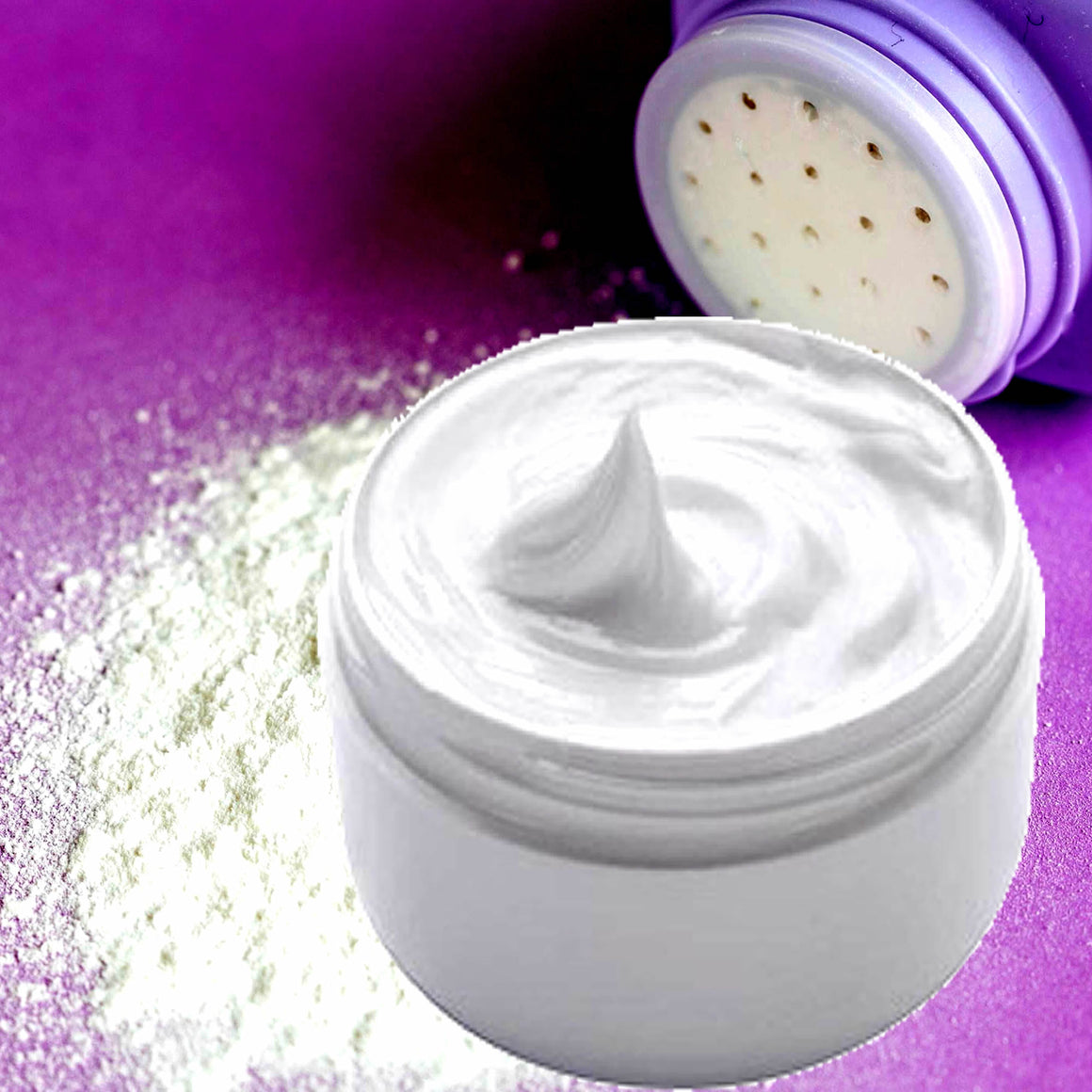 Baby Talc Powder Body & Hand Cream Vegan Cruelty-Free Moisturiser