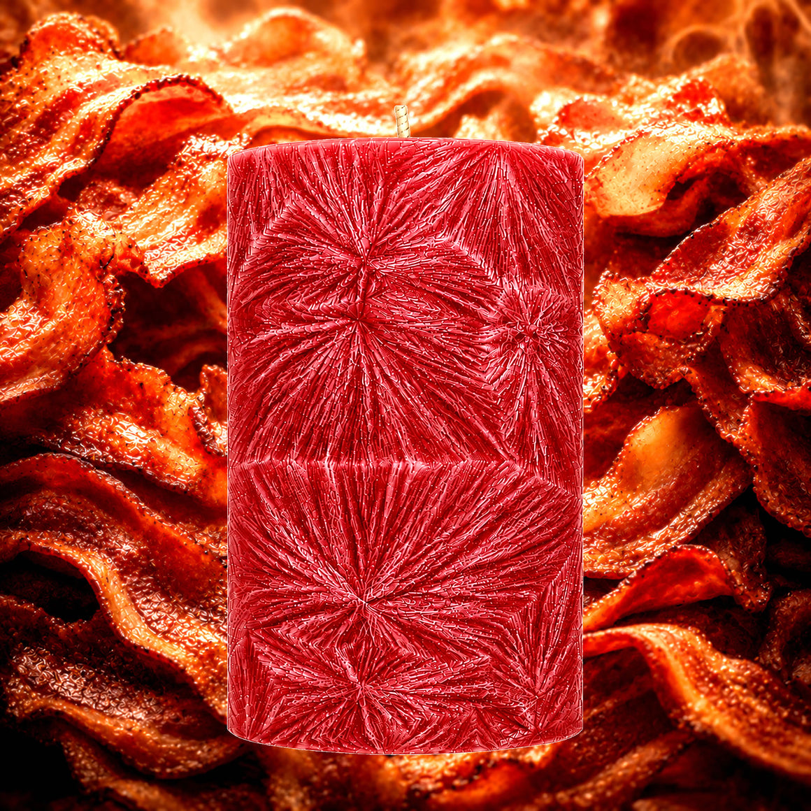 Bacon Pillar Candle