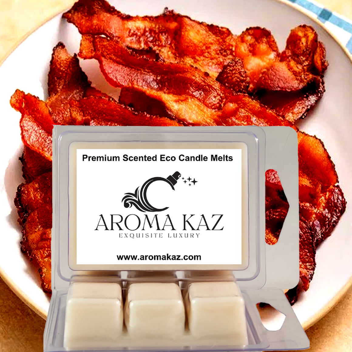 Bacon Soy Wax Melts – Hand-Poured, Plant-Based & Vegan